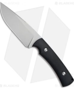 TK Knives Tor Fixed Blade Knife w/ Swedge Black G-10 (4.5" Blasted)