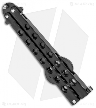 The Bartender "Bottle-Fly" Butterfly Knife Bottle Opener (Black) - Image 3