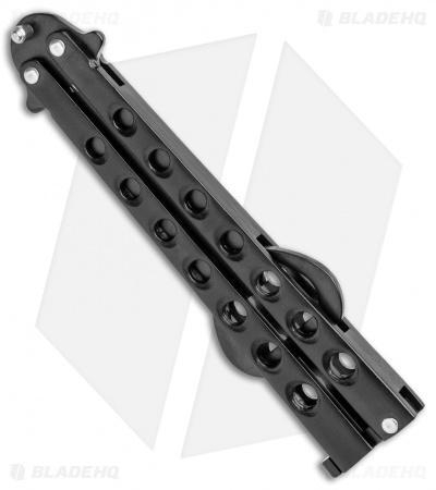 The Bartender "Bottle-Fly" Butterfly Knife Bottle Opener (Black) - Image 2