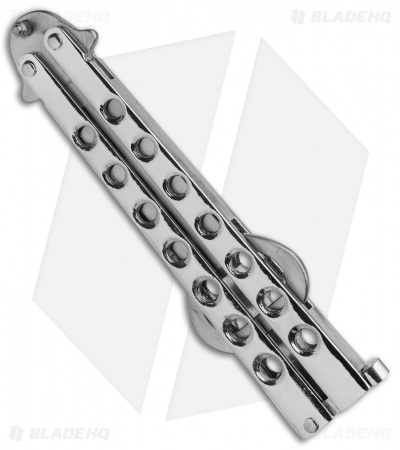 The Bartender "Bottle-Fly" Butterfly Knife Bottle Opener (Silver) - Image 3