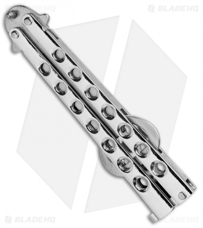 The Bartender "Bottle-Fly" Butterfly Knife Bottle Opener (Silver) - Image 2