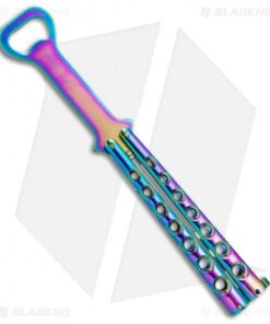Fury Bartender "Bottle-Fly" Butterfly Knife Bottle Opener (Spectrum)