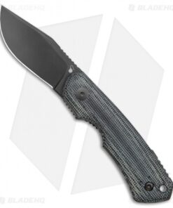 The Vox Dapper Knife by Blade HQ | Black Micarta + Black PVD
