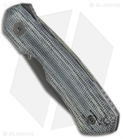 The Vox Dapper Knife by Blade HQ | Black Micarta + Black PVD - Image 2