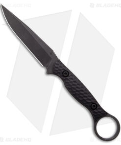 Toor Knives Anaconda Carbon Fixed Blade Knife Black G-10 (3.75" Black)