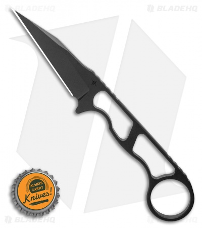 Toor Knives Jank Shank Shadow Black Tactical Fixed Blade Knife (3" CPM-S35VN) - Image 4