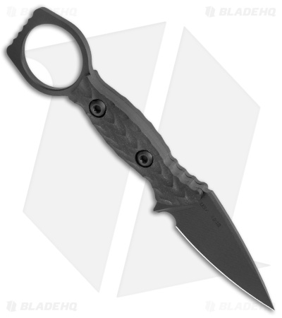 Toor Knives Viper Fixed Blade Knife Shadow Black G-10 (2.65" Black) - Image 2