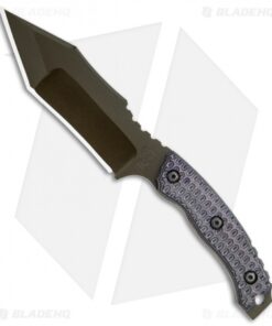 Trouble Blades Custom Bush Bitch Tanto Fixed Blade Knife G-10 (4.5" Green)