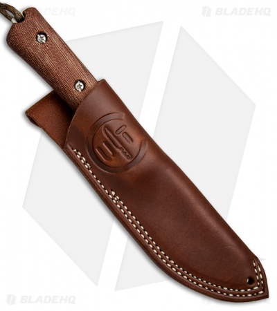 Utility Tool Knives Wilderness Knife No. 3 Brown Micarta (4" SW) UTK0100-2015 - Image 3