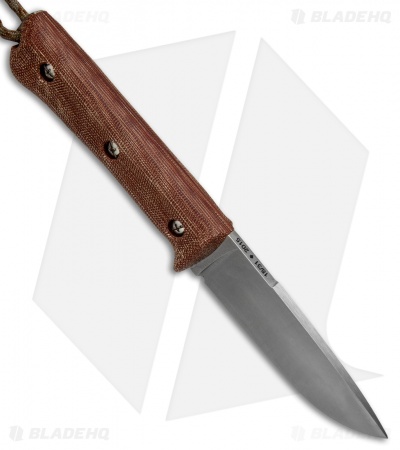 Utility Tool Knives Wilderness Knife No. 3 Brown Micarta (4" SW) UTK0100-2015 - Image 2