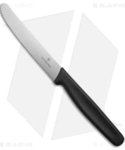 Victorinox Forschner Standard Steak Knife Black Nylon (4.25" Satin Serr)