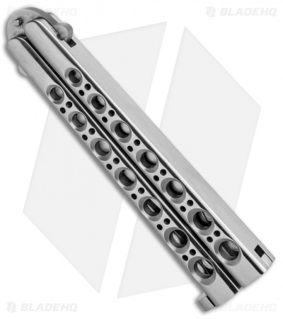 Vintage Bali-Song USA Butterfly Knife Stainless Steel Hand Ground (4.25" Satin) - Image 2