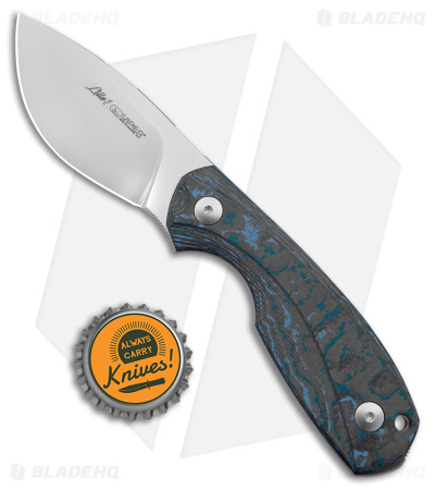 Viper Lille1 FCA Fixed Blade Knife Artic Storm Carbon Fiber (2.8" Satin) - Image 4