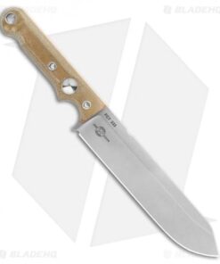 Alternative view of White River FC7 Firecraft Fixed Blade Knife OD Green Micarta (7" Satin)
