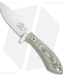 White River Knives Sendero Pack Knife Black/Olive Drab Linen Micarta (3.25" SW)