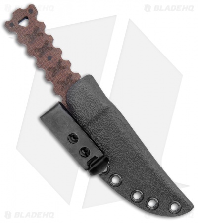 Williams Blade Design Hira Zukuri Mini Kaiken Fixed Blade Micarta (3.5" Black) - Image 3