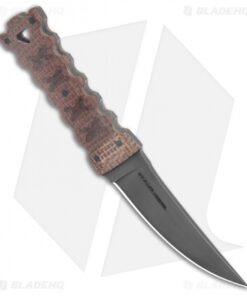 Alternative view of Williams Blade Design Hira Zukuri Mini Kaiken Fixed Blade Micarta (3.5" Black)