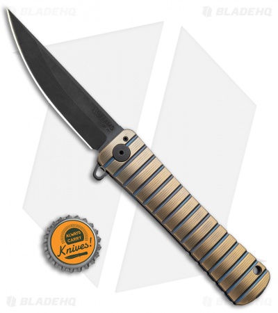 Williams Blade Design BHQ Exclusive Shobu Zukuri Folder Bronze Ti (3.8" Black) - Image 4