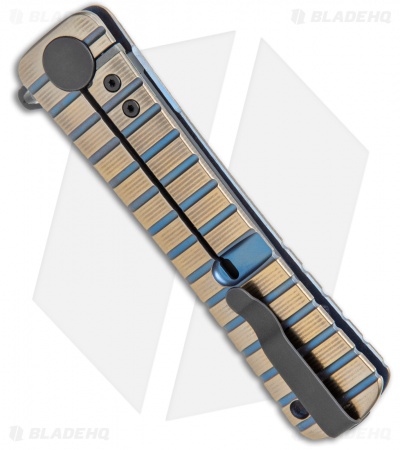 Williams Blade Design BHQ Exclusive Shobu Zukuri Folder Bronze Ti (3.8" Black) - Image 3