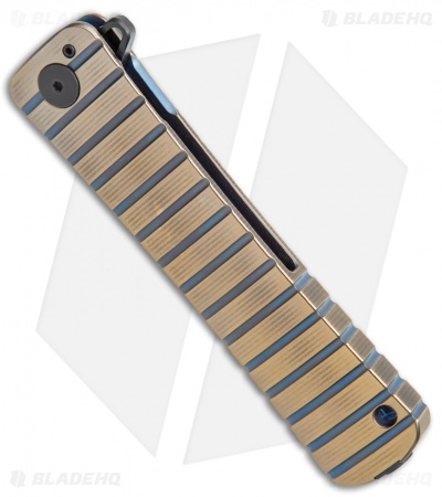 Williams Blade Design BHQ Exclusive Shobu Zukuri Folder Bronze Ti (3.8" Black) - Image 2