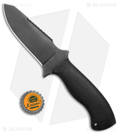 Winkler Knives Utility Crusher Knife Black Canvas Laminate (4.8" Caswell) - Image 4