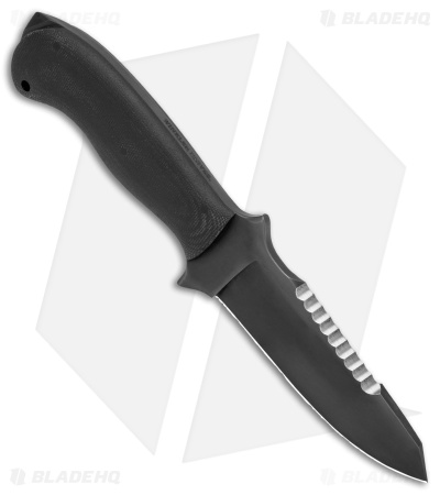 Winkler Knives Utility Crusher Knife Black Canvas Laminate (4.8" Caswell) - Image 2