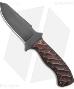 Winkler Utility Crusher Fixed Blade Knife Sculpted Maple (4.75" Black) WK046