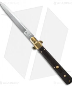 AGA Campolin 13" Italian Frosolone Automatic Brass/Ebony Wood (6.5" Bayonet)