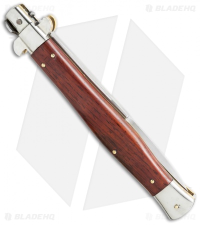 AGA Campolin 13" Picklock Automatic Italian Stiletto Cocobolo (6" Satin Bayo) - Image 2