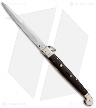 AGA Campolin 16" Sicilian Ring Pull Automatic Dark Horn (7.25" Satin Bayo)