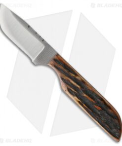 Anza Knives 81-AJB Fixed Blade Knife Amber Bone (2.5" Satin)