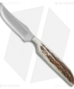 Anza Knives SP2-FE Fixed Blade Knife Stag Horn (3.25" Satin)