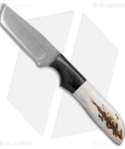 Anza Knives WK-1E Tanto Fixed Blade Knife Stag Horn (2.75" Satin)