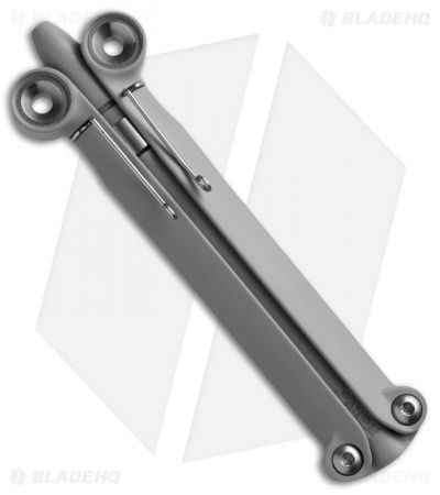 BaliYo by Spyderco Pen Butterfly Flipper (Gray) - Image 3