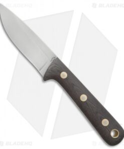 Battle Horse Knives Woodsman Pro Fixed Blade Black Micarta (3.8" Satin) BHK