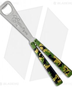 BB Barfly Bottle Opener Butterfly Trainer (Green Camo)