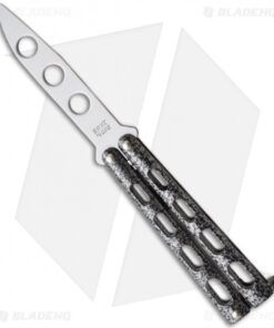 Bear & Son 113TR Small Butterfly Knife Trainer w/ Silver Vein (3.3" Satin Dull)