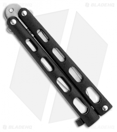 Bear & Son 113 Small Butterfly Knife Silver Vein (3.3" Satin) - Image 2