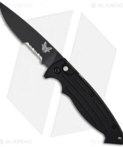 Benchmade 2550SBK Mini Reflex Automatic Knife (3.16" Black Serr)