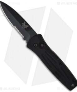 Benchmade Mel Pardue 3550 Automatic Knife (2.98" Black Serr) 3550SBK
