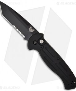 Benchmade 9052SBK AFO II Tanto Automatic Knife (3.56" Black Serr)