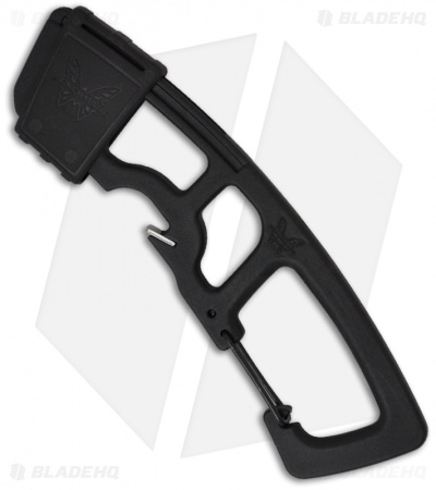 Benchmade Black Strap Cutter Rescue Hook w/ Carabiner 9CB-BLK - Image 2