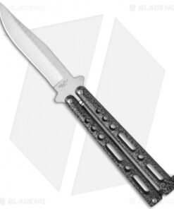 Benchmark Silver Speckle Butterfly Knife (4.13" Satin)