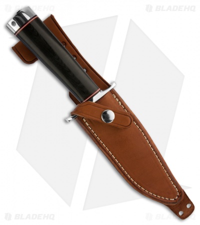 BlackJack Classic Model 5 Fixed Blade Knife Black Micarta (5.5" Plain) - Image 2