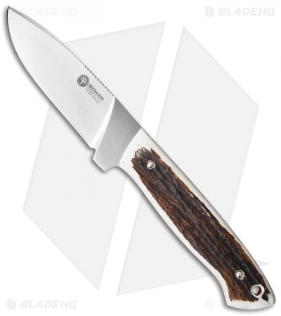 Boker Arbolito Dano Hunter Stag Fixed Blade Knife (4" Satin) 02BA325HH