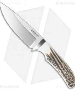 Boker Savannah Fixed Blade Knife Stag (4.625" Mirror) 120520