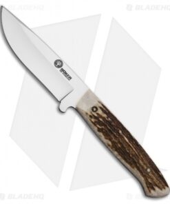 Boker Arbolito Hunter Fixed Blade Knife Stag Horn (3.75" Satin)