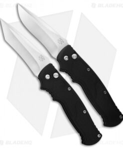 Walter Brend M2 Auto Knife Black Set (Tanto + Clip Point)