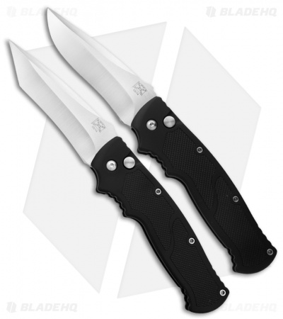 Walter Brend M2 Auto Knife Black Set (Tanto + Clip Point)