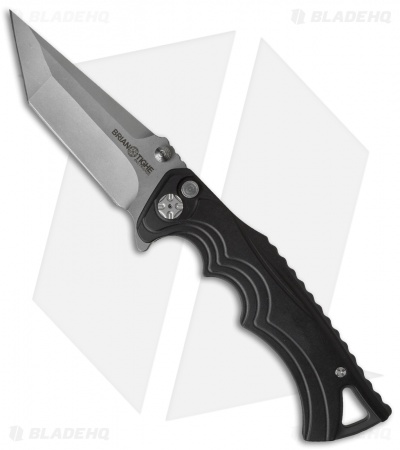 Brian Tighe & Friends Large Tighe Fighter Tanto Flipper Knife (3.75" BB/SW)